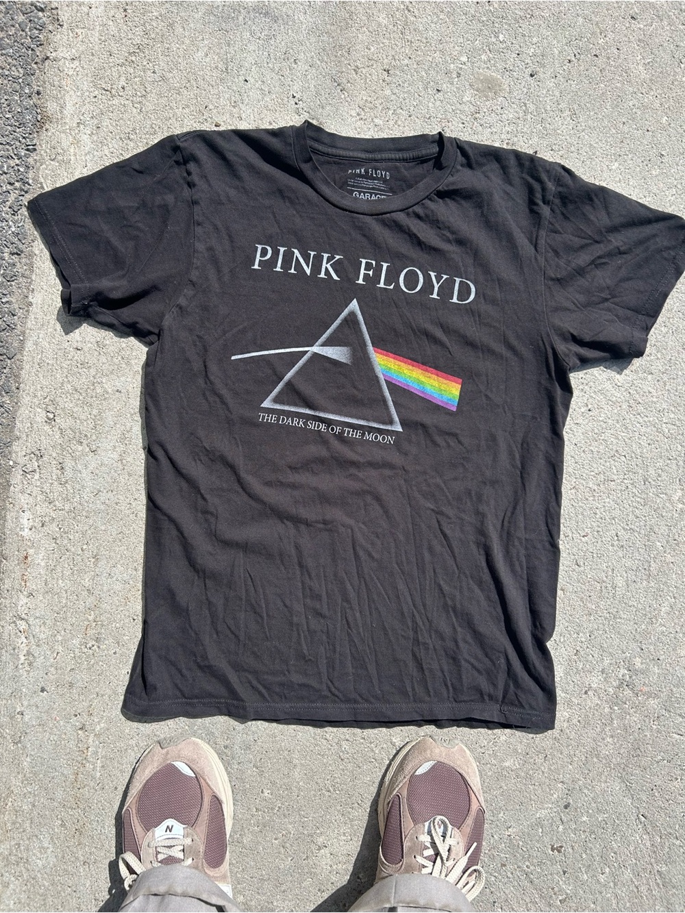 Pink Floyd Black Graphic Logo Tee